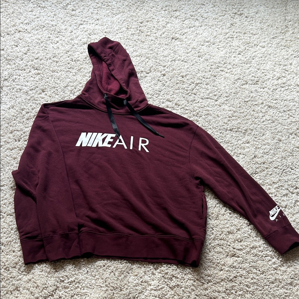 Nike Air Women's Burgundy Hoodie